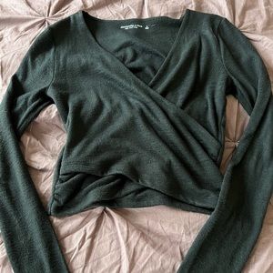 Abercrombie Long Sleeve Crop Top